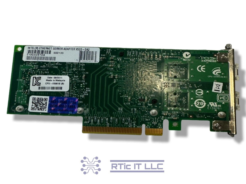 Intel X520-DA2 10GB Ethernet Server Adapter (E10G42BTDA)