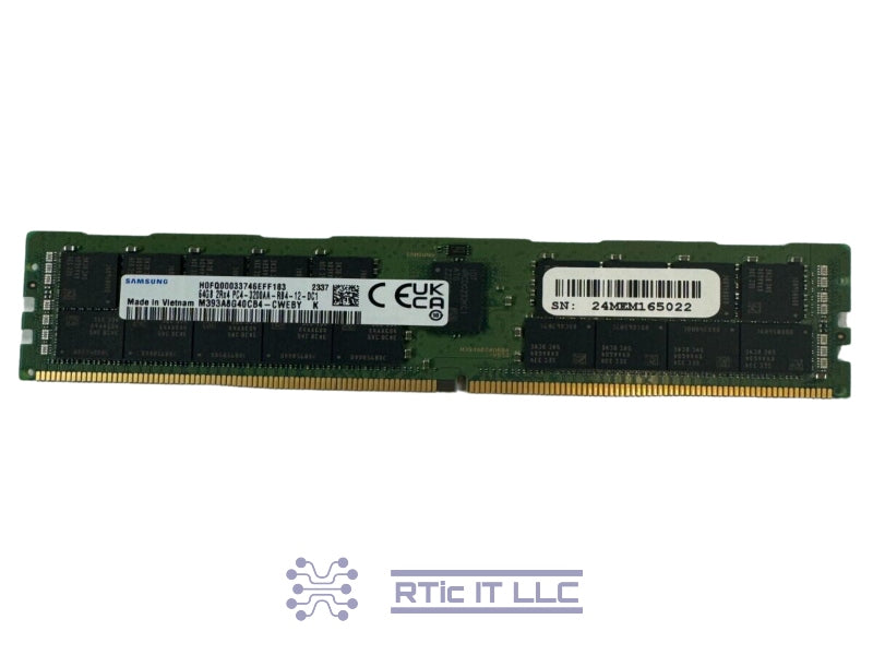 Samsung 64GB PC4-25600 (DDR4-3200) Memory (M393A8G40AB2-CWE)