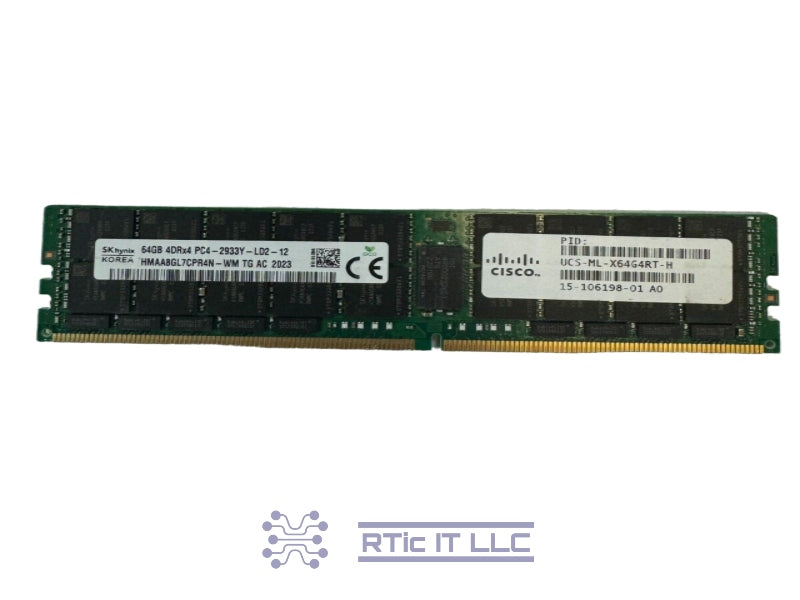 Cisco 64GB (1x64GB) (DDR4-2933) LRDIMM (UCS-ML-X64G4RT-H / HMAA8GL7CPR4N-WM MEMORY